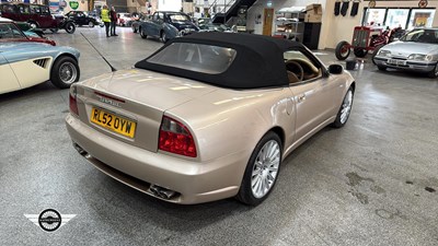 Lot 599 - 2002 MASERATI SPYDER