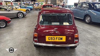 Lot 662 - 1989 ROVER MINI THIRTY
