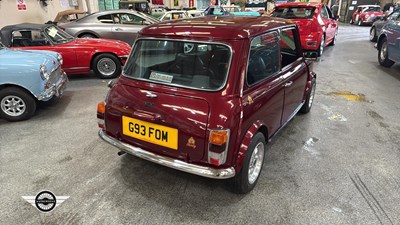 Lot 662 - 1989 ROVER MINI THIRTY