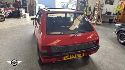 Lot 784 - 1990 PEUGEOT 205 GTI