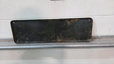 Lot 29 - RAILWAY STATION ENAMEL SIGN 18" X 6"