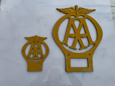 Lot 51 - 2 X AA SIGNS 16" X 12 & 8" X 6"