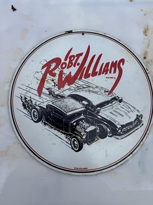 Lot 177 - ROBERT WILLIAMS SIGN 14" DIA