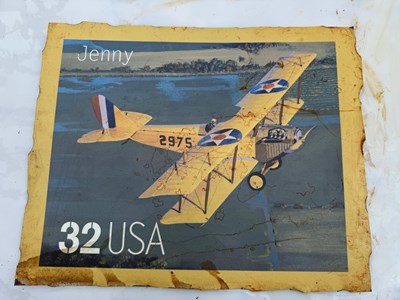 Lot 213 - JENNY 32 USA SIGN 17" X 13.5"