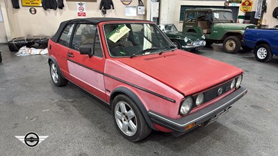 Lot 646 - 1985 VOLKSWAGEN GOLF CABRIO GTI