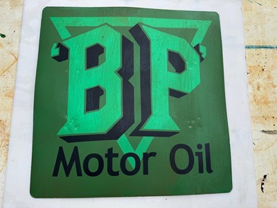 Lot 645 - BP MOTOR OIL SIGN 22" X 22"