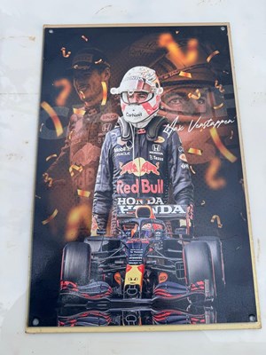 Lot 851 - RED BULL SIGN 18" X 12"