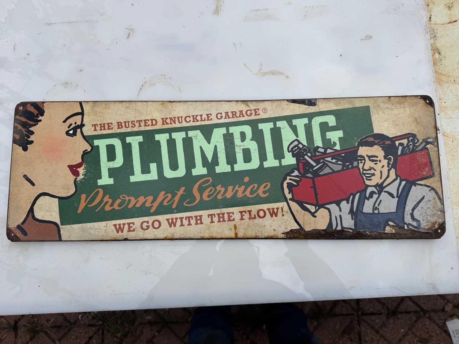 Plumbers Signage Lot 845 - PLUMBING SIGN 24
