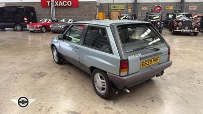 Lot 196 - 1987 VAUXHALL NOVA SR