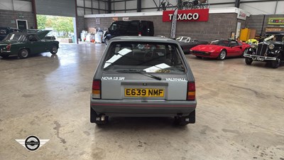 Lot 196 - 1987 VAUXHALL NOVA SR