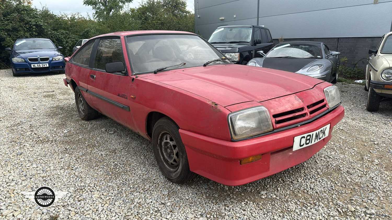 Lot 872 - 1986 OPEL MANTA GT