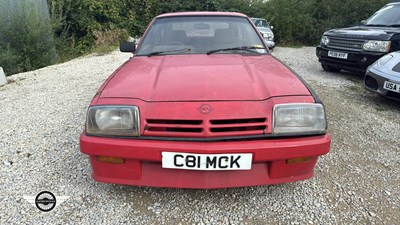 Lot 872 - 1986 OPEL MANTA GT