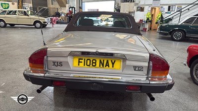 Lot 652 - 1988 JAGUAR XJ-S CONVERTIBLE AUTO