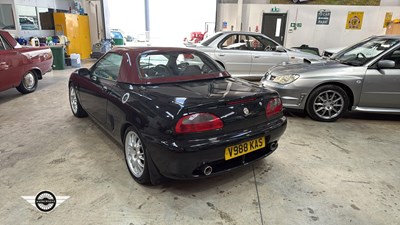 Lot 2 - 1999 MG MGF 75TH ANNIVERSARY
