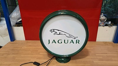 Lot 729 - JAGUAR LIGHT UP SIGN , DOUBLE SIDED