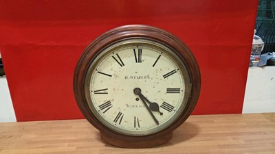 Lot 553 - RW WELBURN WORKSHOP CLOCK
