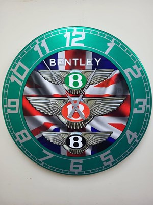 Lot 607 - HAND MADE 32" BENTLEY CLOCK