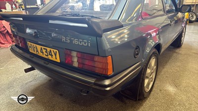 Lot 568 - 1983 FORD ESCORT RS 1600 I