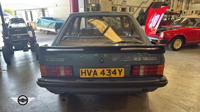 Lot 568 - 1983 FORD ESCORT RS 1600 I
