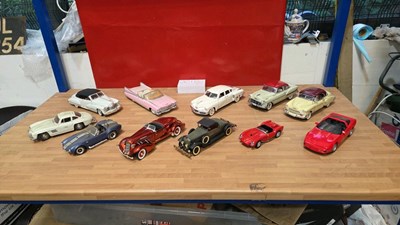 Lot 185 - SELECTION OF 1/24 & 1/18 SCALE MODEL CARS