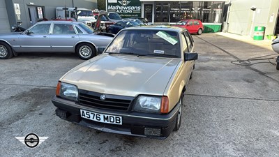Lot 650 - 1984 VAUXHALL CAVALIER SR I