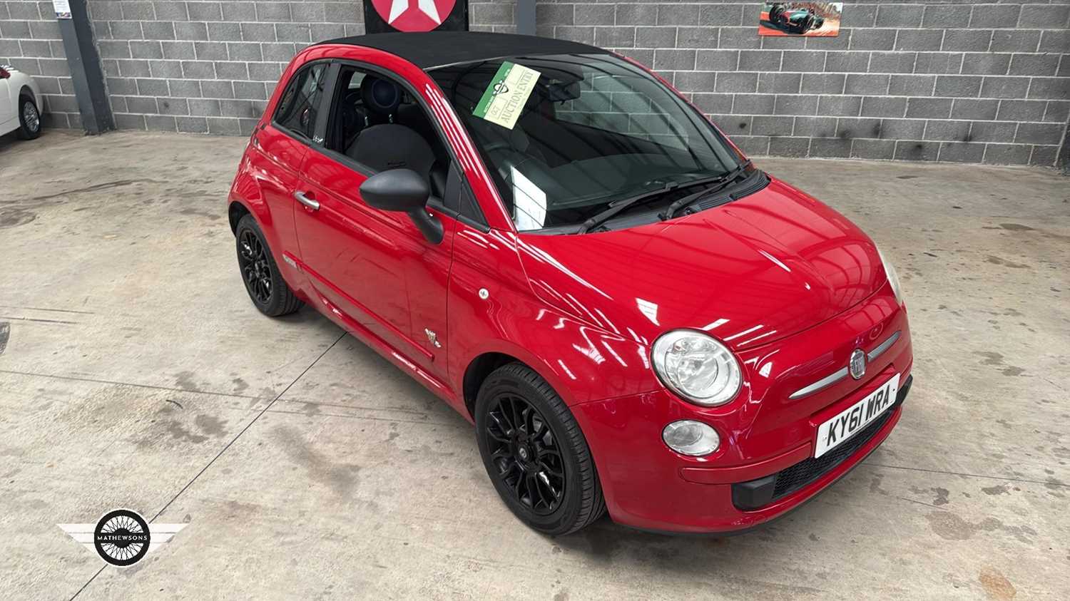 Lot 606 - 2011 FIAT 500 C TWINAIR