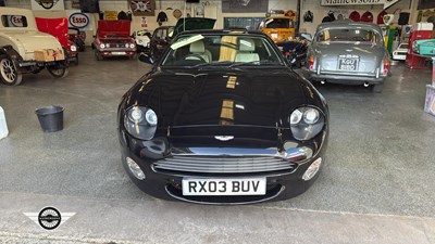 Lot 160 - 2003 ASTON MARTIN DB7 VANTAGE AUTO
