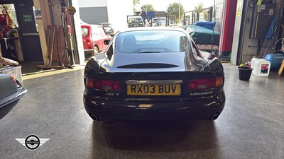 Lot 160 - 2003 ASTON MARTIN DB7 VANTAGE AUTO
