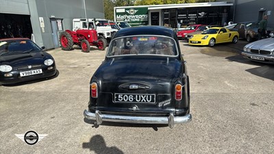 Lot 758 - 1960 WOLSELEY 1500
