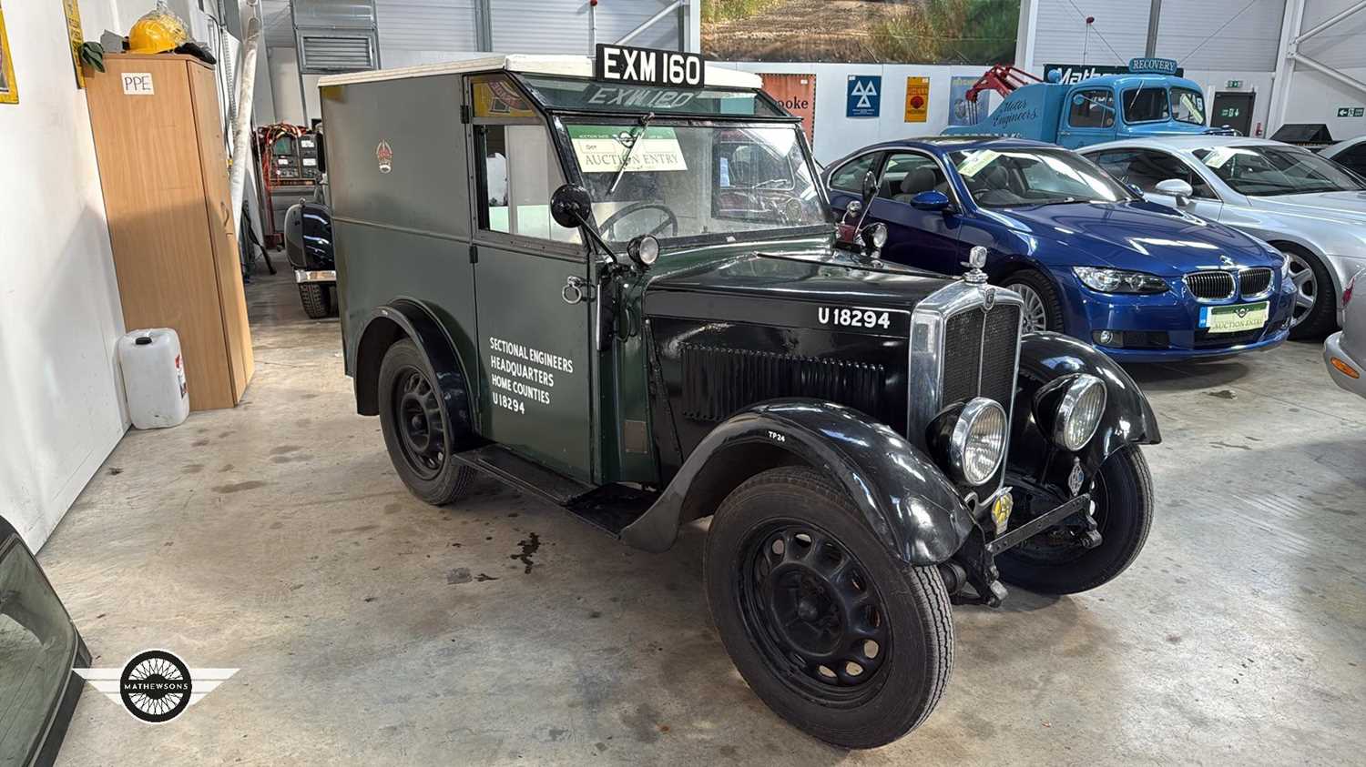 Lot 250 - 1938 MORRIS 8 -GPO LINESMAN VAN