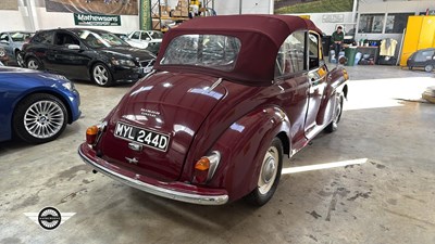Lot 308 - 1966 MORRIS MINOR 1000