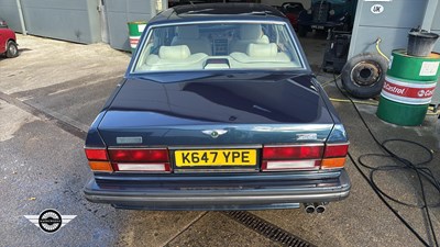 Lot 886 - 1993 BENTLEY TURBO R AUTO
