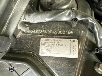 Lot 527 - 2014 AUDI RS4 FSI QUATTRO AUTO