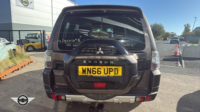 Lot 86 - 2016 MITSUBISHI SHOGUN SG4 DI-D LWB AUTO