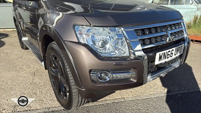 Lot 86 - 2016 MITSUBISHI SHOGUN SG4 DI-D LWB AUTO
