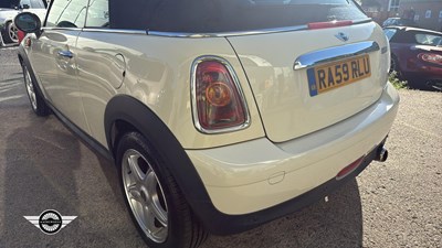Lot 496 - 2009 MINI COOPER