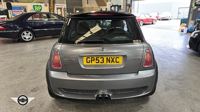 Lot 22 - 2003 MINI COOPER S