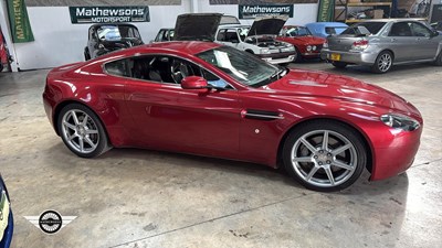 Lot 26 - 2007 ASTON MARTIN VANTAGE V8