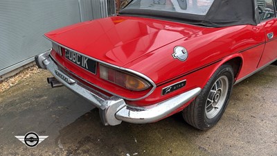 Lot 192 - 1972 TRIUMPH STAG AUTO