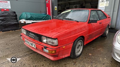 Lot 212 - 1984 AUDI QUATTRO RHD
