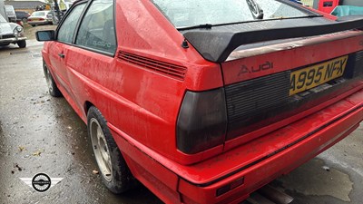 Lot 212 - 1984 AUDI QUATTRO RHD