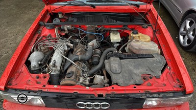 Lot 212 - 1984 AUDI QUATTRO RHD