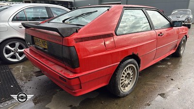 Lot 212 - 1984 AUDI QUATTRO RHD