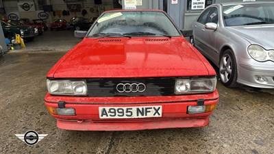 Lot 212 - 1984 AUDI QUATTRO RHD