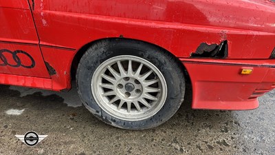 Lot 212 - 1984 AUDI QUATTRO RHD