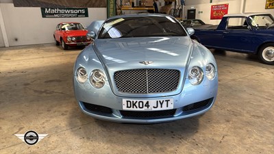 Lot 224 - 2004 BENTLEY CONTINENTAL GT AUTO