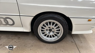 Lot 232 - 1989 AUDI QUATTRO TURBO