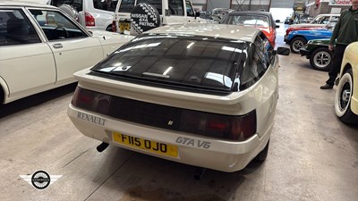 Lot 256 - 1988 RENAULT GTA V6