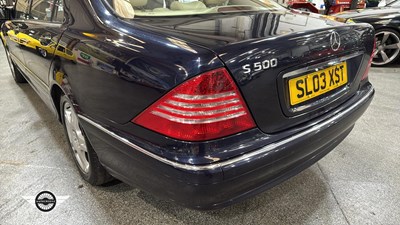 Lot 260 - 2003 MERCEDES S500L AUTO