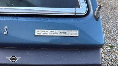 Lot 290 - 1974 LOTUS ELITE